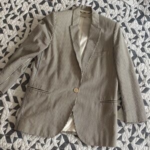 Stella McCartney seersucker blazer